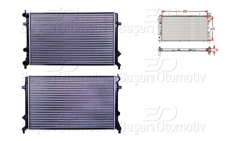 SU RADYATORU MEKANIK MT-AT 650X410 MM