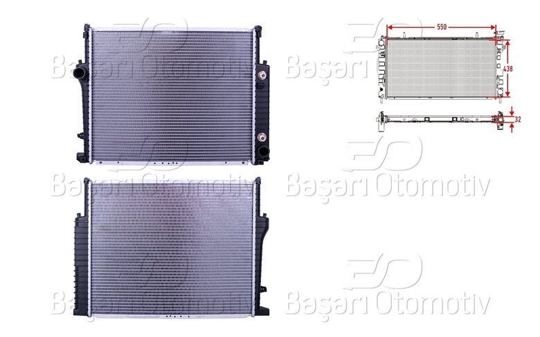 SU RADYATORU BRAZING AT 550X438X32