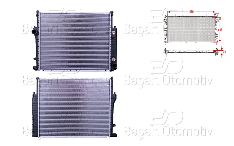 SU RADYATORU BRAZING AT 550X438X32