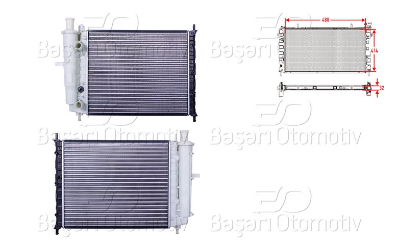 SU RADYATORU MEKANIK MT 480X414X32