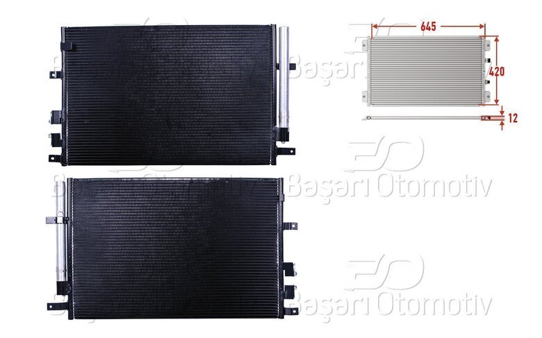 KLIMA RADYATORU 645X420X12