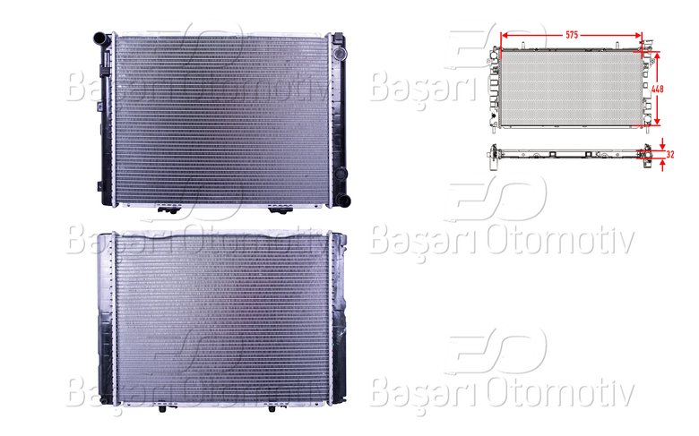 SU RADYATORU BRAZING MT 575X448X32