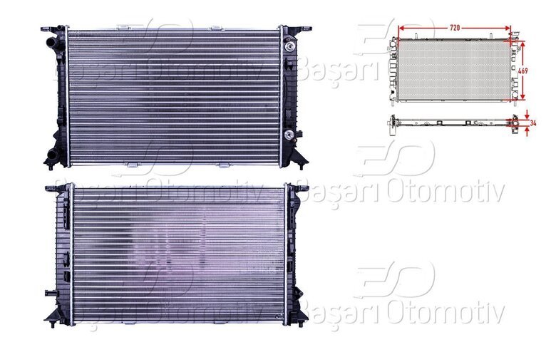 SU RADYATORU MEKANIK AT 720X469 MM