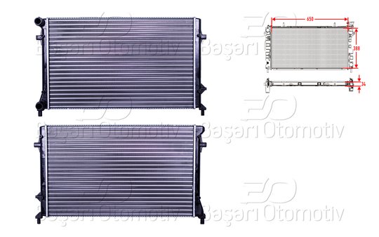 SU RADYATORU MEKANIK MT-AT 650X388 MM