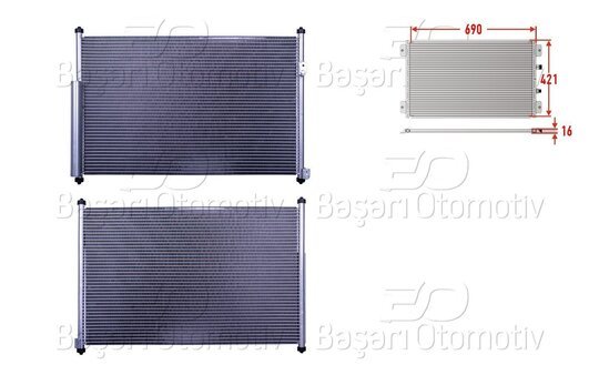 KLIMA RADYATORU 690X421X16