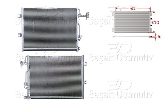 KLIMA RADYATORU 620X470,2X16