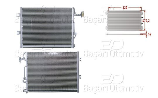 KLIMA RADYATORU 620X470,2X16