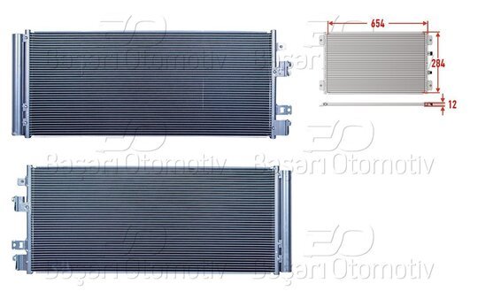 KLIMA RADYATORU 654X284X12