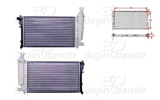 SU RADYATORU MEKANIK 530*322 MT