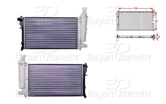 SU RADYATORU MEKANIK 530*322 MT