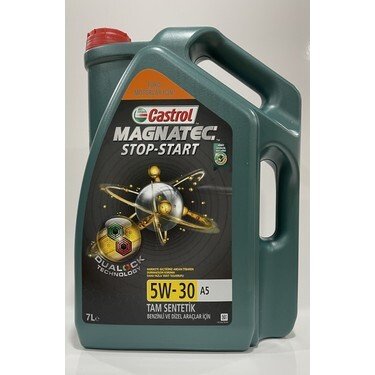 CASTROL A5-7LT | Magnatec Stop-Start 5W30 A5 7 Litre Motor Yağı Dualock Technology Tam Sentetik