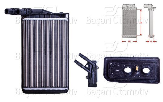 KALORIFER RADYATORU MEKANIK MT-AT 234X152X40 MM