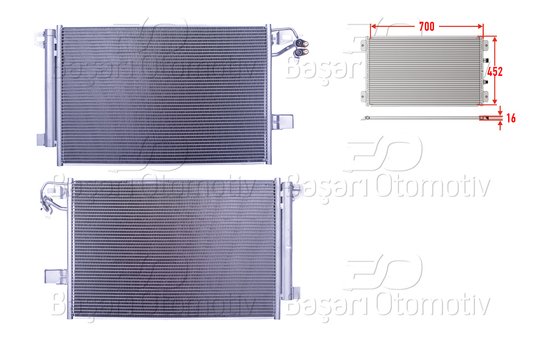 KLIMA RADYATORU 700X452X16