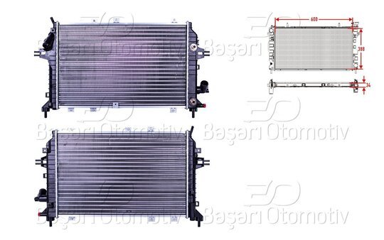 SU RADYATORU MEKANIK AT 600X388X34