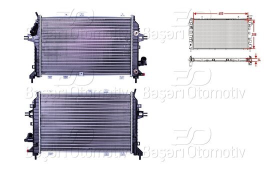 SU RADYATORU MEKANIK AT 600X388X34