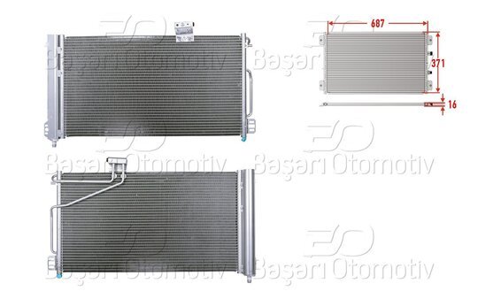 KLIMA RADYATORU 687X371X16