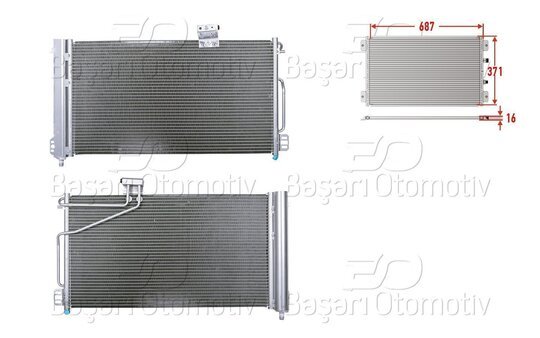 KLIMA RADYATORU 687X371X16