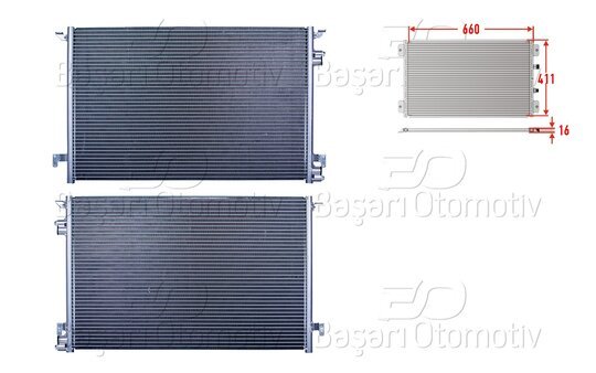 KLIMA RADYATORU 660X411X16