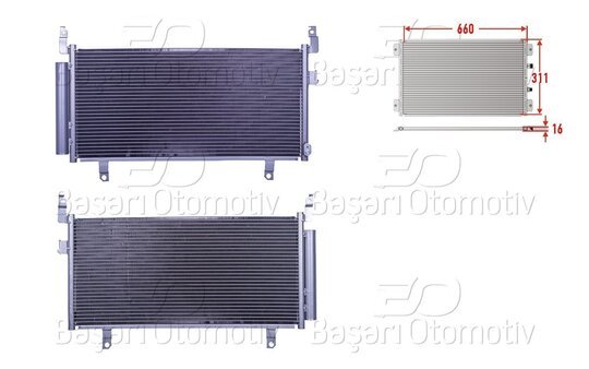 KLIMA RADYATORU 660X311X16