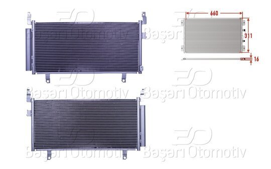 KLIMA RADYATORU 660X311X16