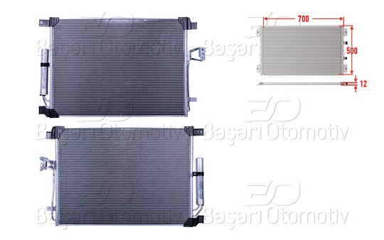 KLIMA RADYATORU 700X500X12