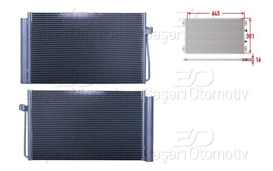 KLIMA RADYATORU 645X381X16