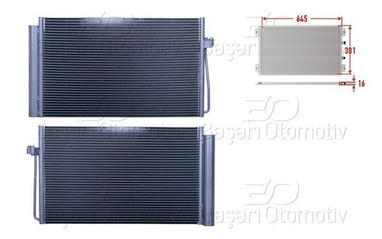 KLIMA RADYATORU 645X381X16