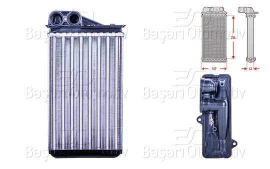 KALORIFER RADYATORU MEKANIK MT-AT 234X157X42 MM