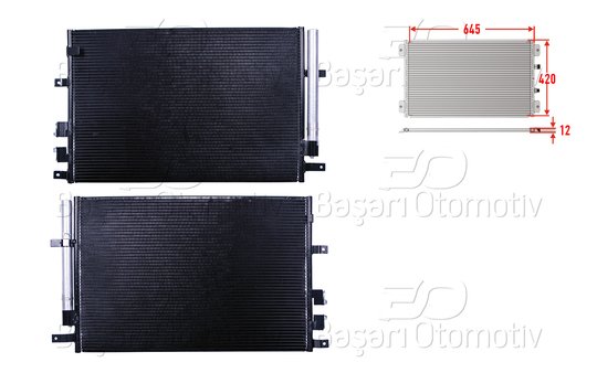 KLIMA RADYATORU 645X420X12