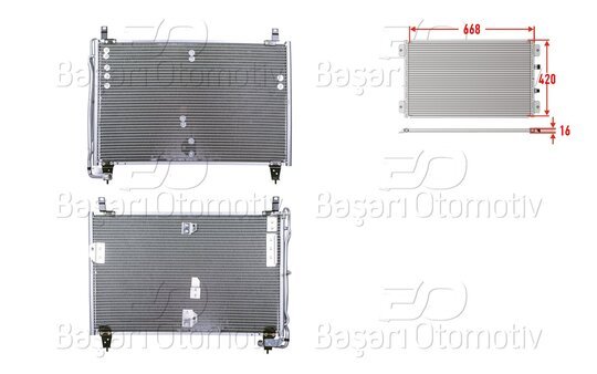 KLIMA RADYATORU 668X420X16
