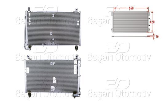 KLIMA RADYATORU 668X420X16