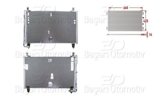 KLIMA RADYATORU 668X420X16
