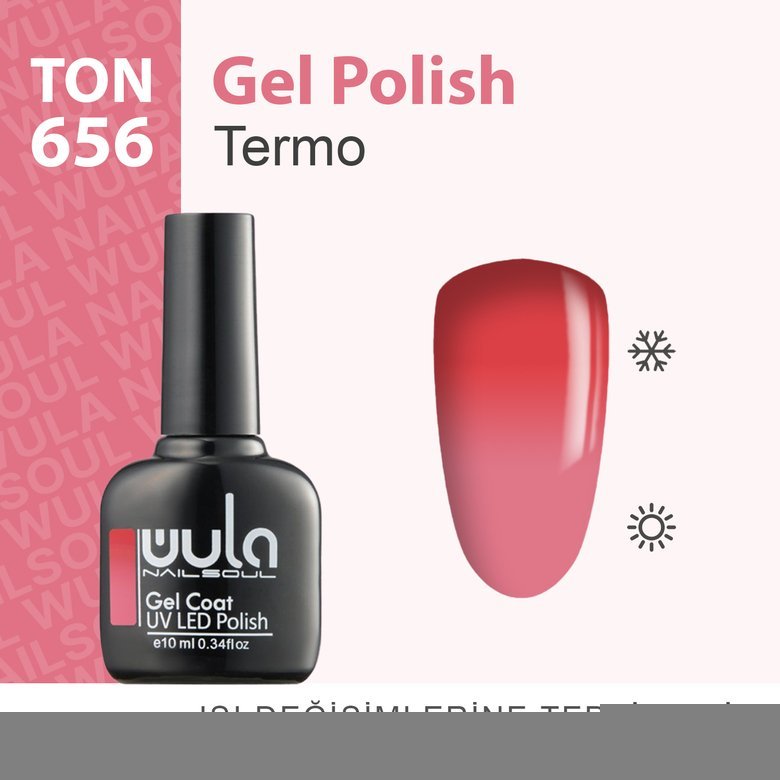 Kalıcı Oje Nailsoul Termo 10ml Ton 656