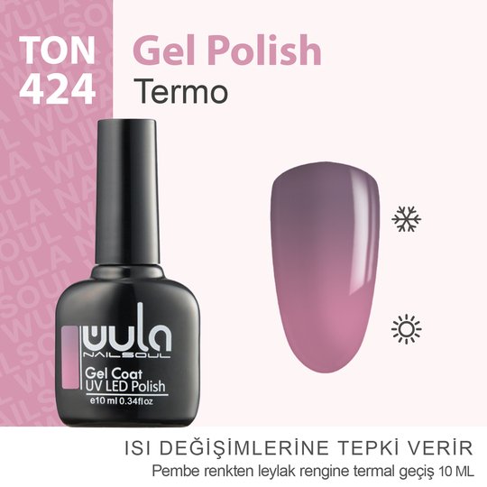 Kalıcı Oje Nailsoul Termo 10ml Ton 424