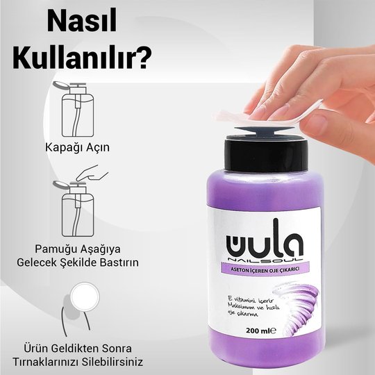 Pompalı Aseton İçeren Oje Çıkarıcı 200ml